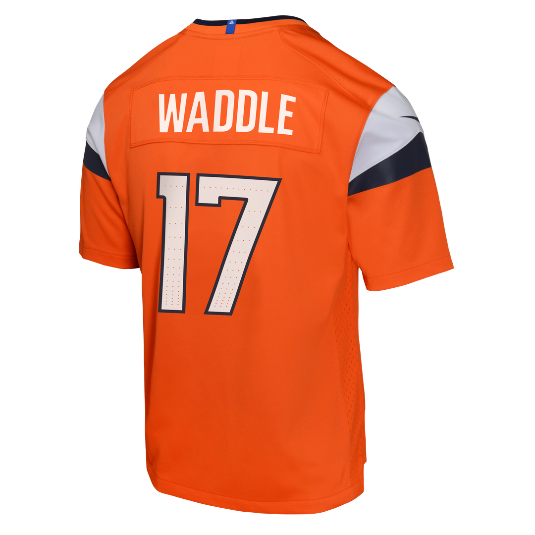Jaylen Waddle Denver Broncos Nike Youth Game Official Jersey - Orange