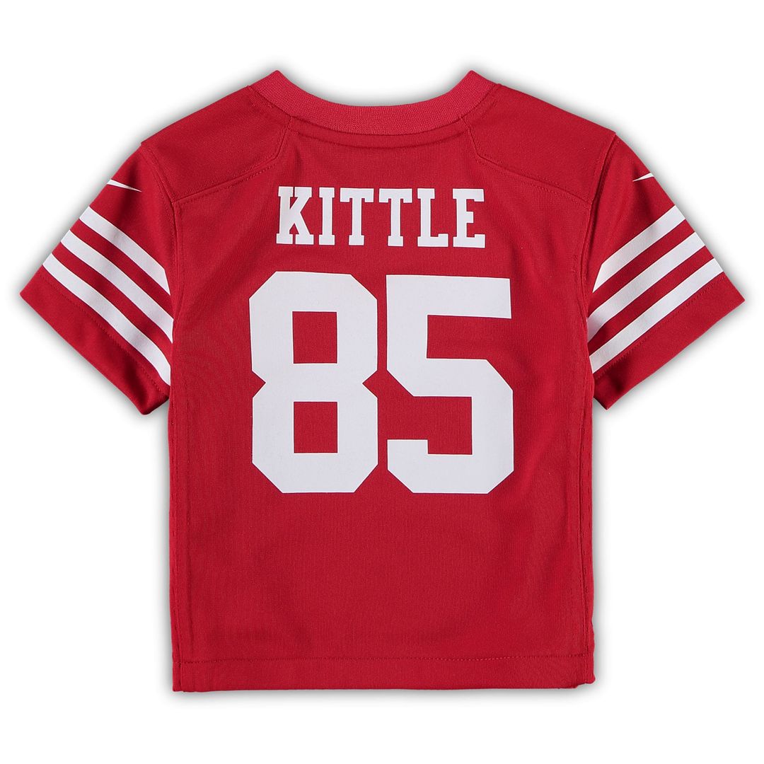 George Kittle San Francisco 49ers Nike Toddler Game Official Jersey - Scarlet