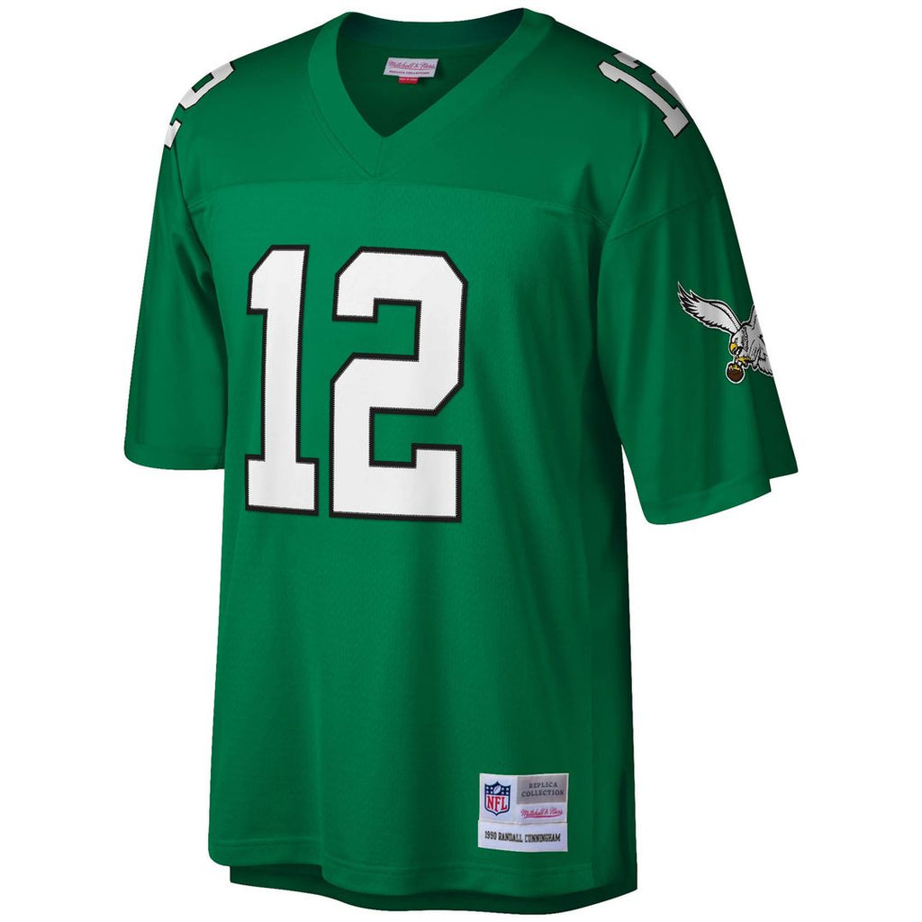 Randall Cunningham Philadelphia Eagles Mitchell & Ness Legacy Replica Official Jersey - Kelly Green