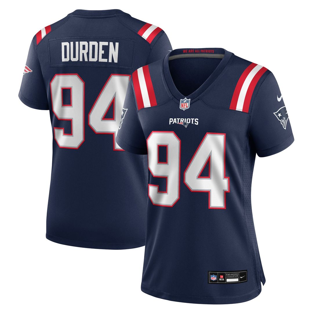 Cory Durden New England Patriots Nike Women's Team Game Jersey - Navy