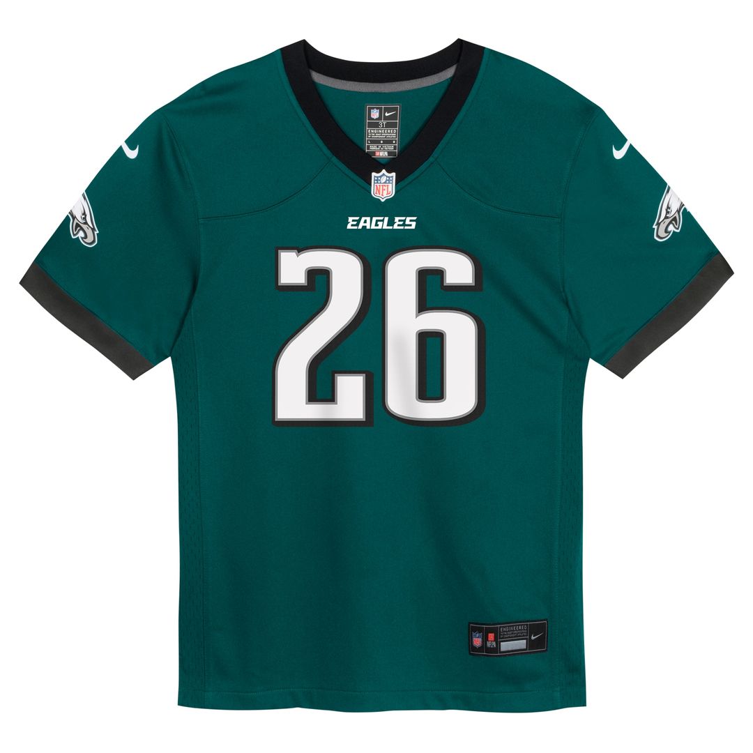 Saquon Barkley Philadelphia Eagles Nike Toddler Game Official Jersey - Midnight Green