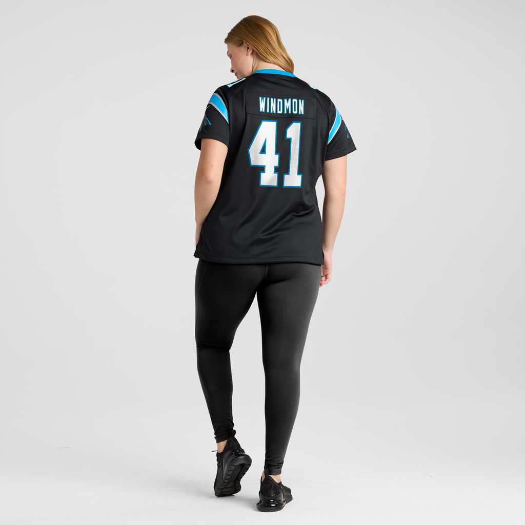 Jacoby Windmon Carolina Panthers Nike Women's Team Game Official Jersey -  Black