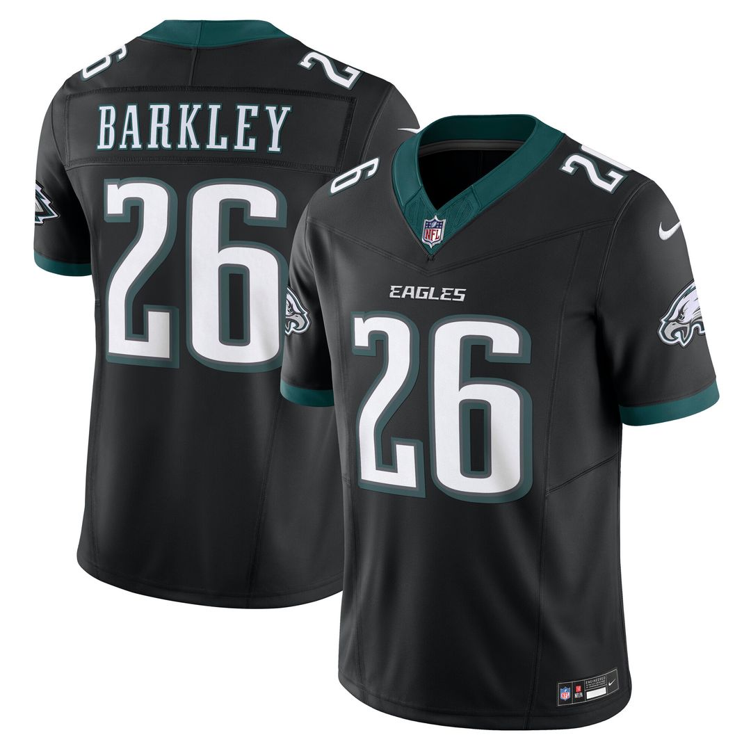 Saquon Barkley Philadelphia Eagles Nike Alternate Vapor F.U.S.E. Limited Official Jersey - Kelly Green