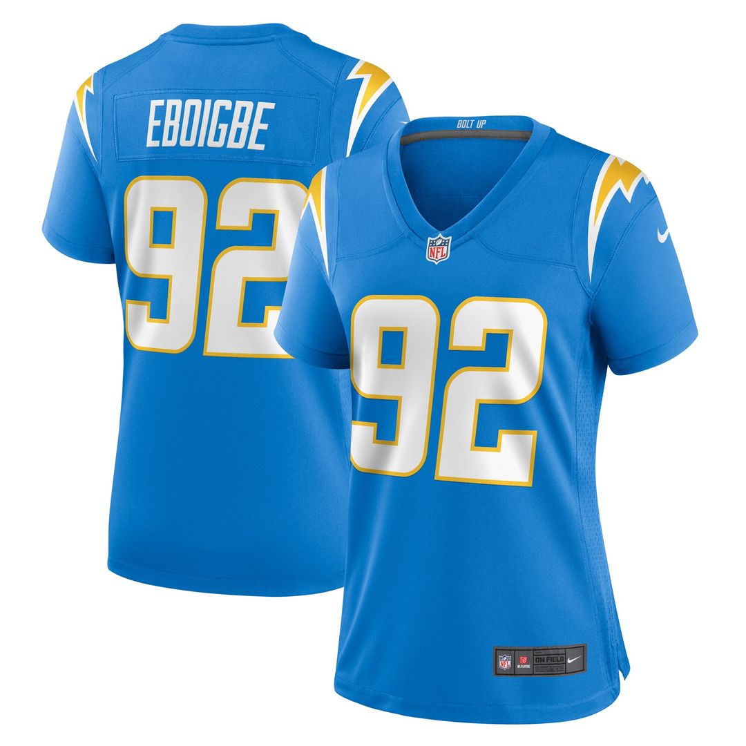 Justin Eboigbe Los Angeles Chargers Nike Women's Game Jersey - Powder Blue