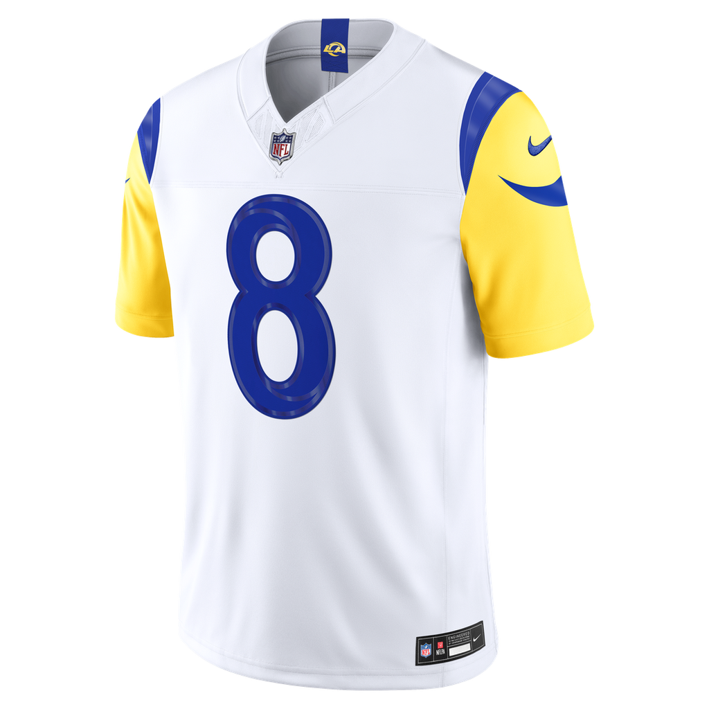 Jared Verse Los Angeles Rams Nike Vapor F.U.S.E. Stitched Limited Official Jersey - White