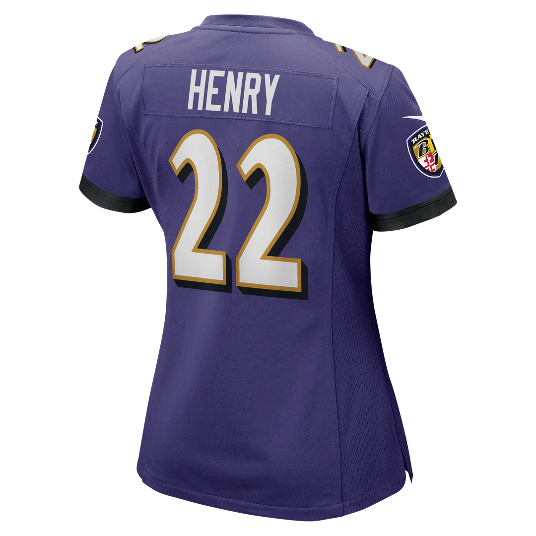 Derrick Henry Baltimore Ravens Nike Women's Game Player Official Jersey - Purple
