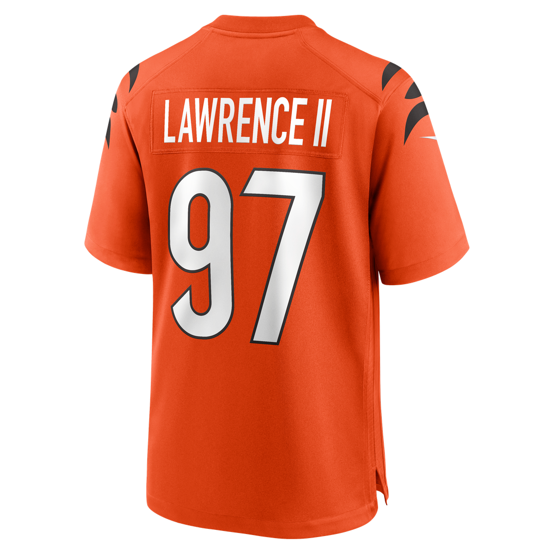 Dexter Lawrence II Cincinnati Bengals Nike Game Official Jersey - Orange