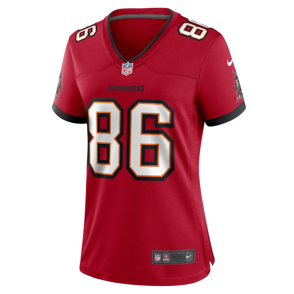 Evan Deckers Tampa Bay Buccaneers Nike Women's Team Game Official Jersey -  Red