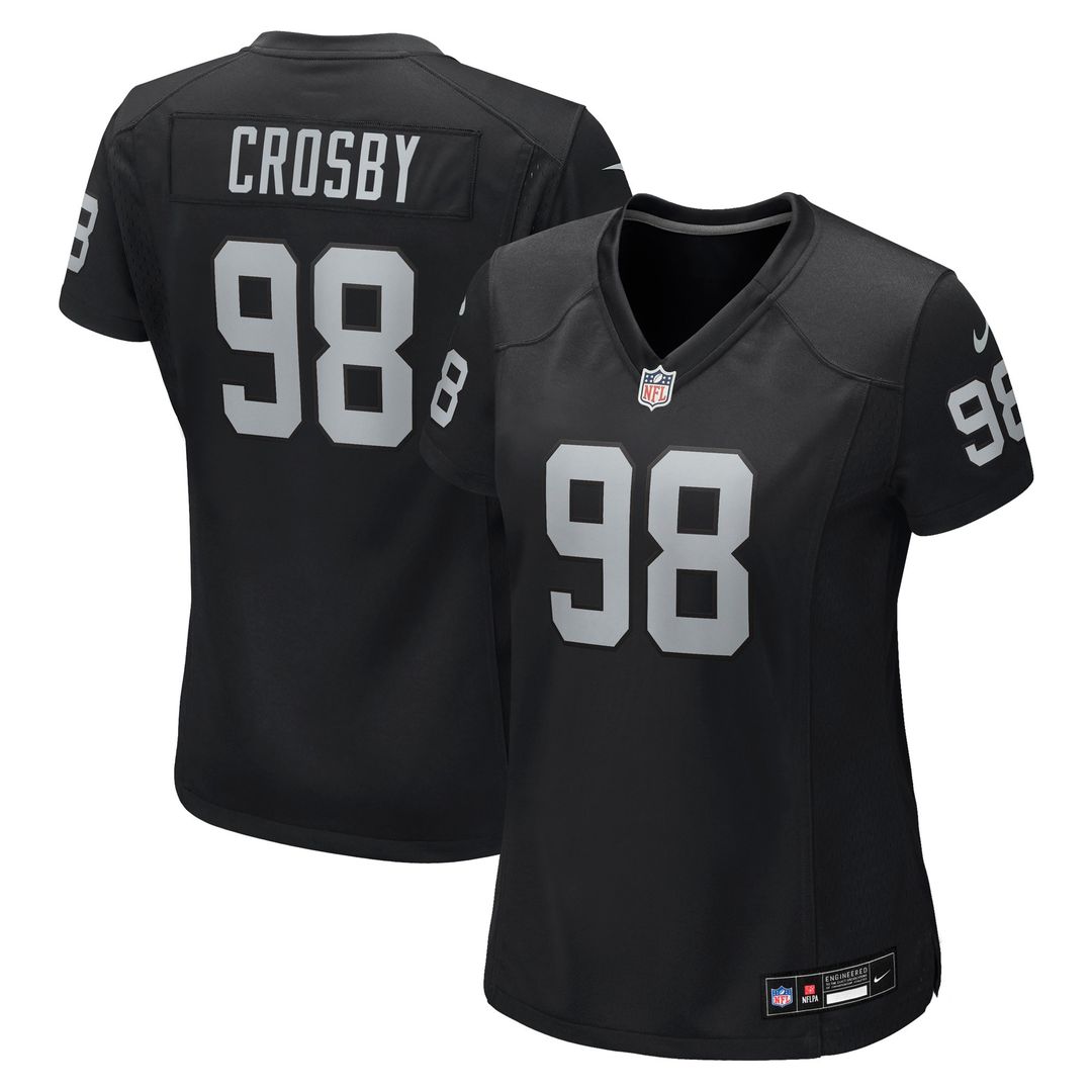 Maxx Crosby Las Vegas Raiders Nike Women's  Game Official Jersey -  White