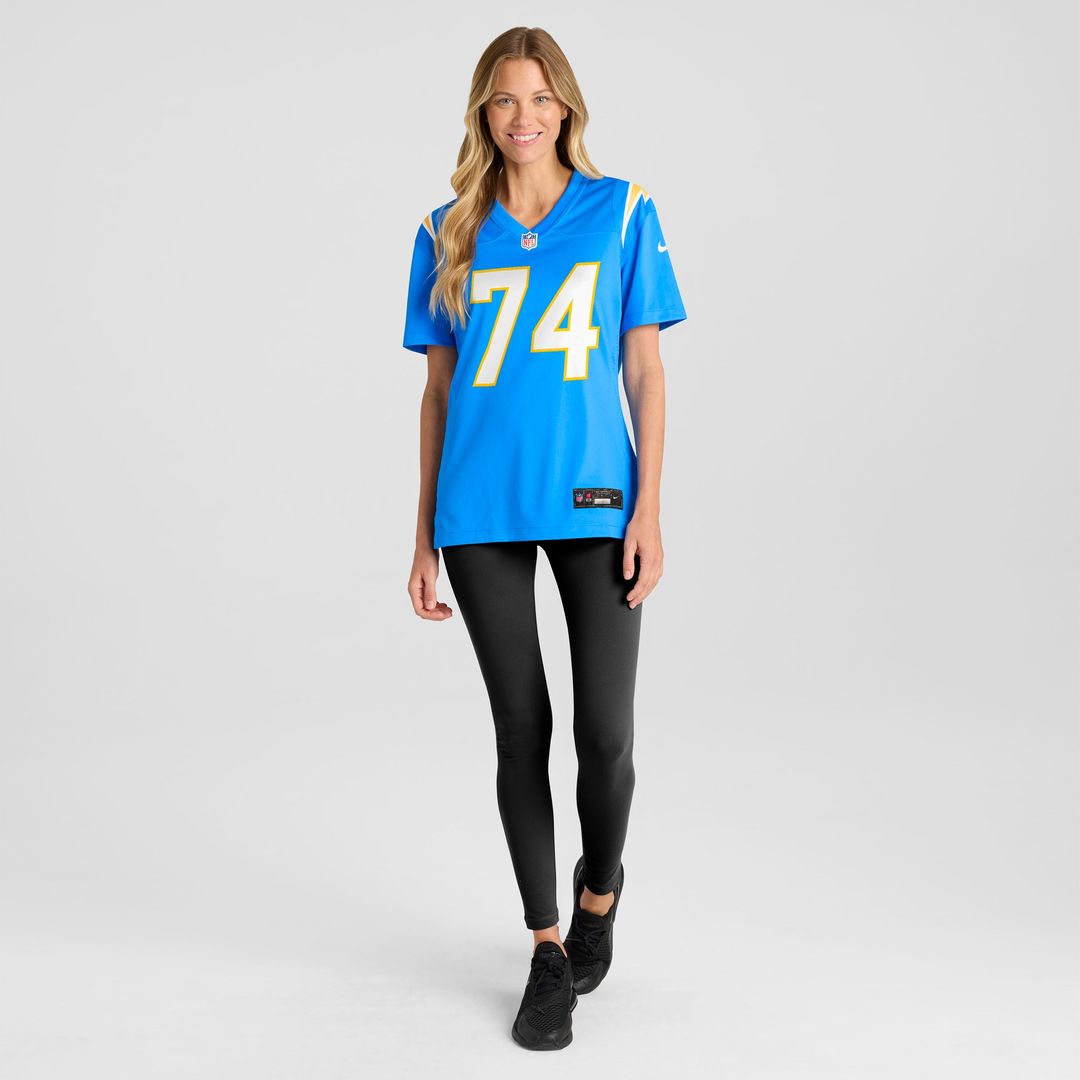 Kayode Awosika Los Angeles Chargers Nike Women's Team Game Official Jersey -  Powder Blue