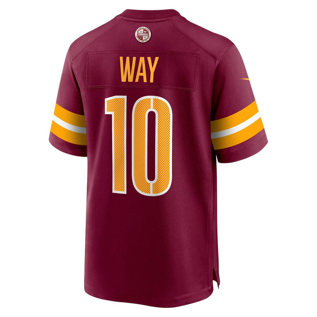 Tress Way Washington Commanders Nike Game Official Jersey -  White