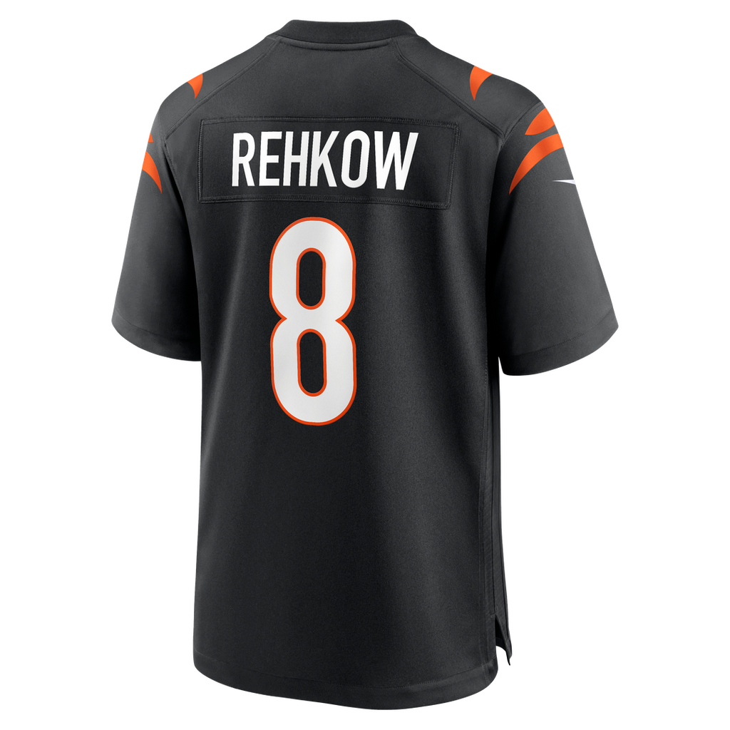 Ryan Rehkow Cincinnati Bengals Nike  Game Official Jersey -  Black