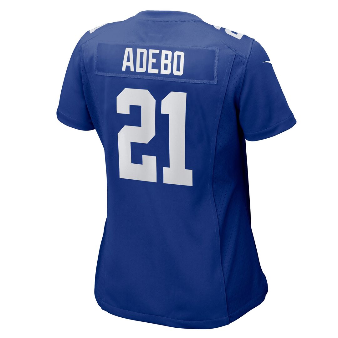 Paulson Adebo New York Giants Nike Women's Team Game Jersey - Royal