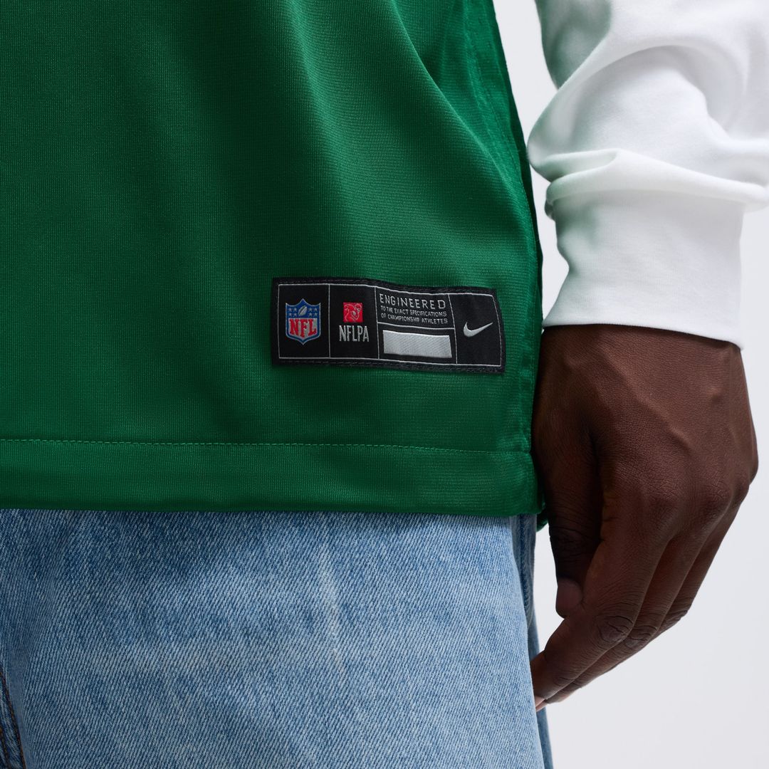 Garrett Wilson New York Jets Nike Game Official Jersey - Legacy Green