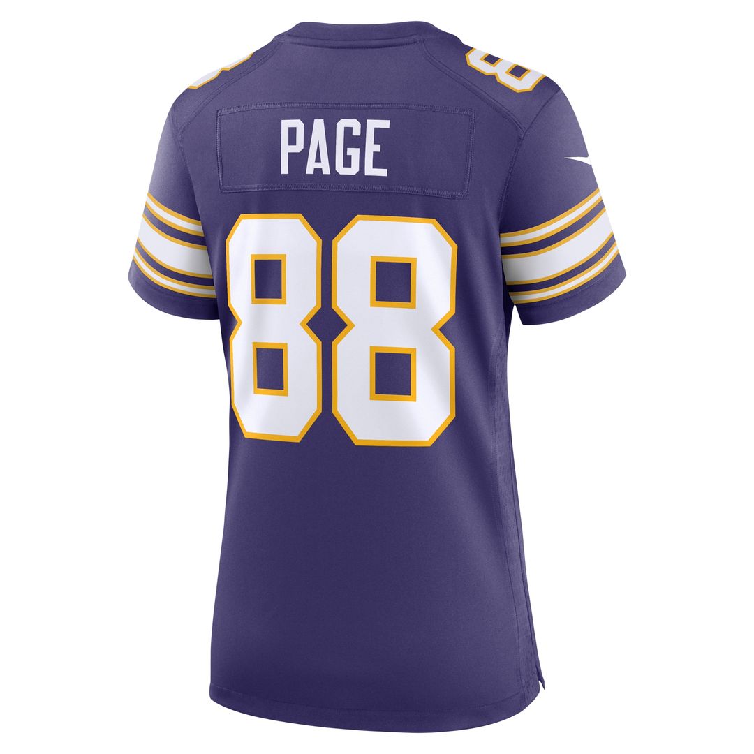 Alan Page Minnesota Vikings Nike Women's Classic Retired Player Official Jersey - Purple