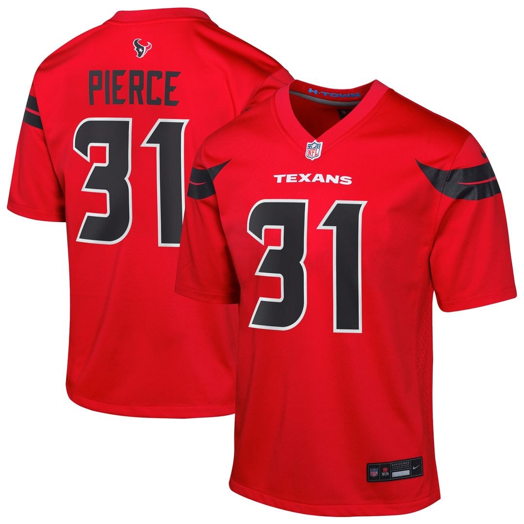 Dameon Pierce Houston Texans Nike Youth Game Official Jersey - Red