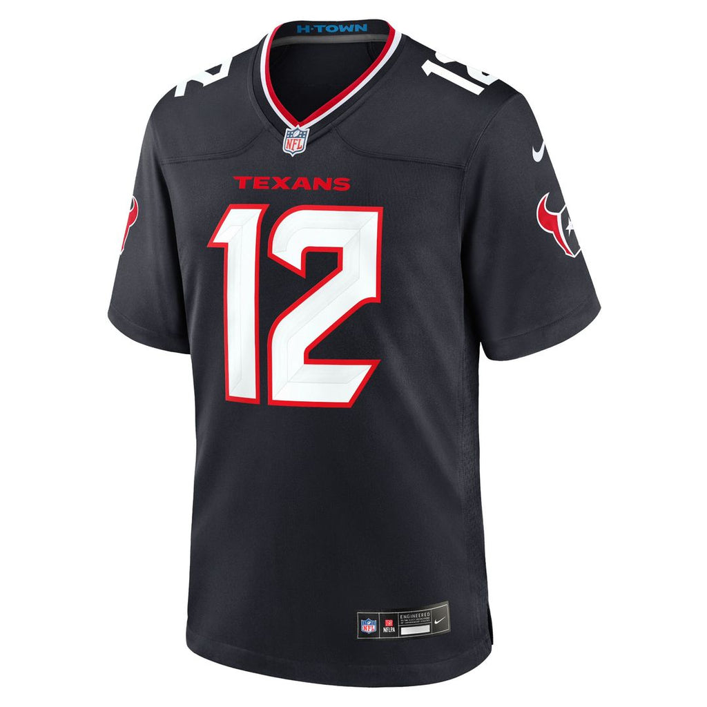 Nico Collins Houston Texans Nike Alternate Game Official Jersey -  Red
