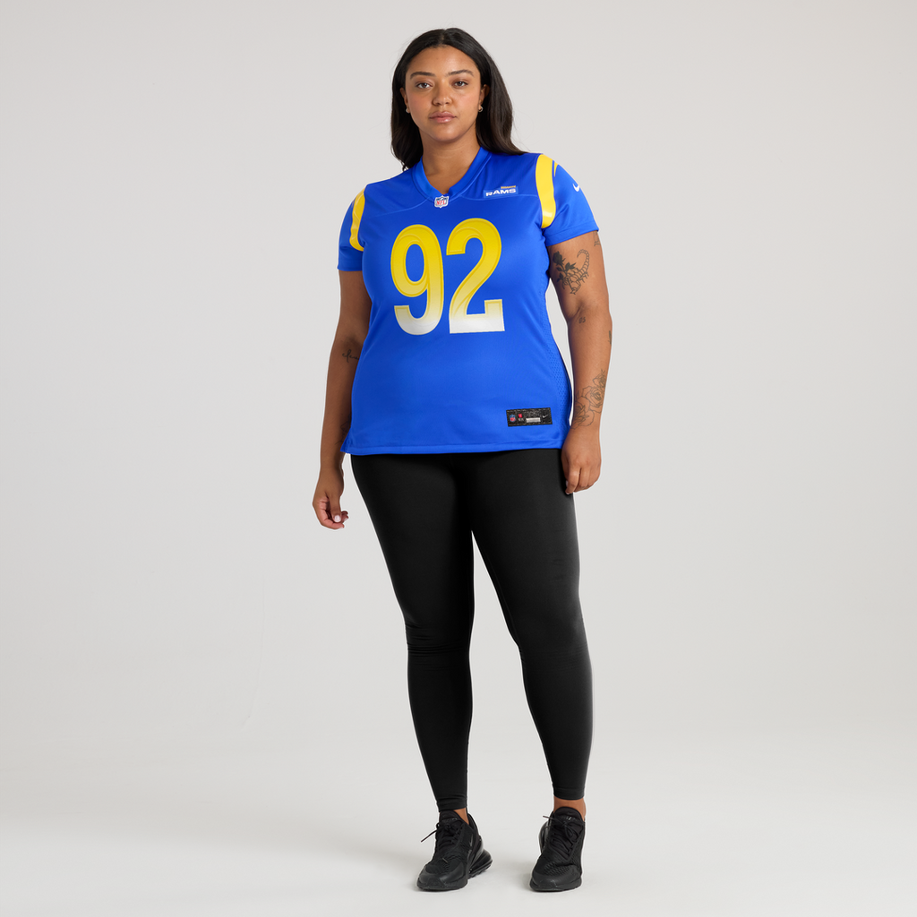 Harrison Mevis Los Angeles Rams Nike Women's Team Game Official Jersey -  Royal