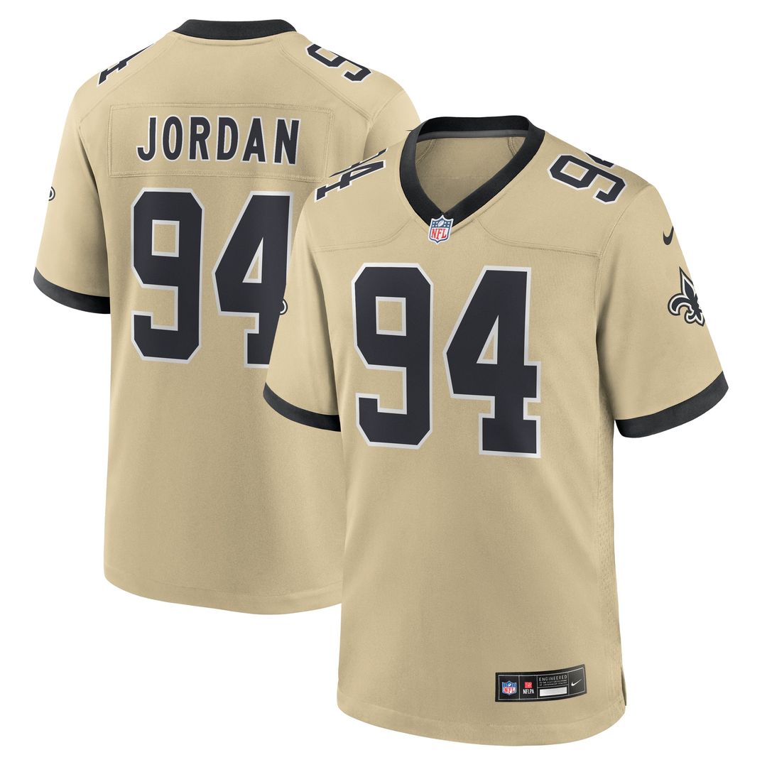 Cameron Jordan New Orleans Saints Nike Game Official Jersey - Black