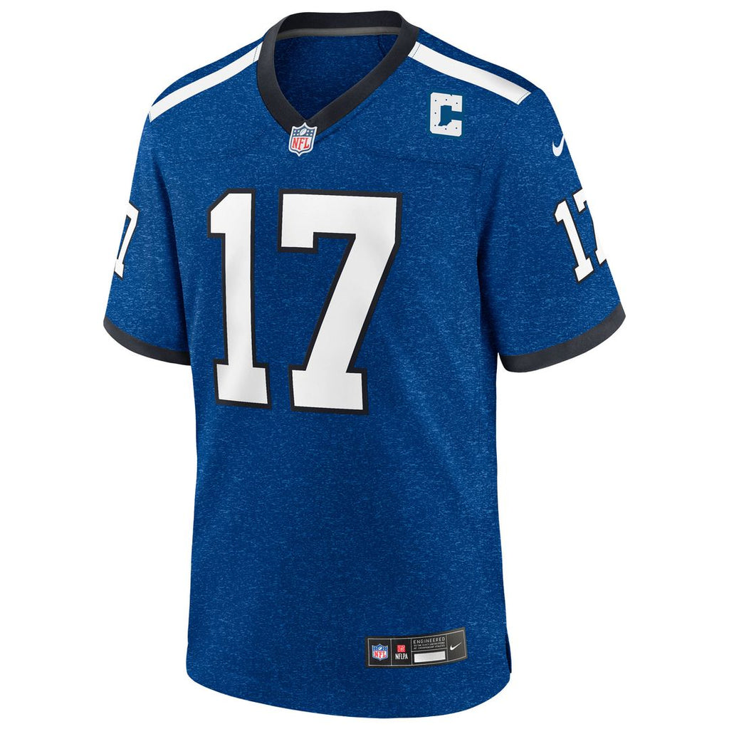 Daniel Jones Indianapolis Colts Nike Alternate 2 Indiana Nights Game Jersey - Heather Royal