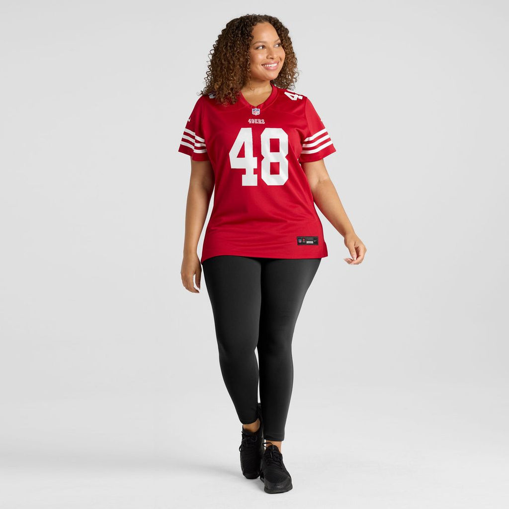 Tatum Bethune San Francisco 49ers Nike Women's Team Game Official Jersey -  Scarlet