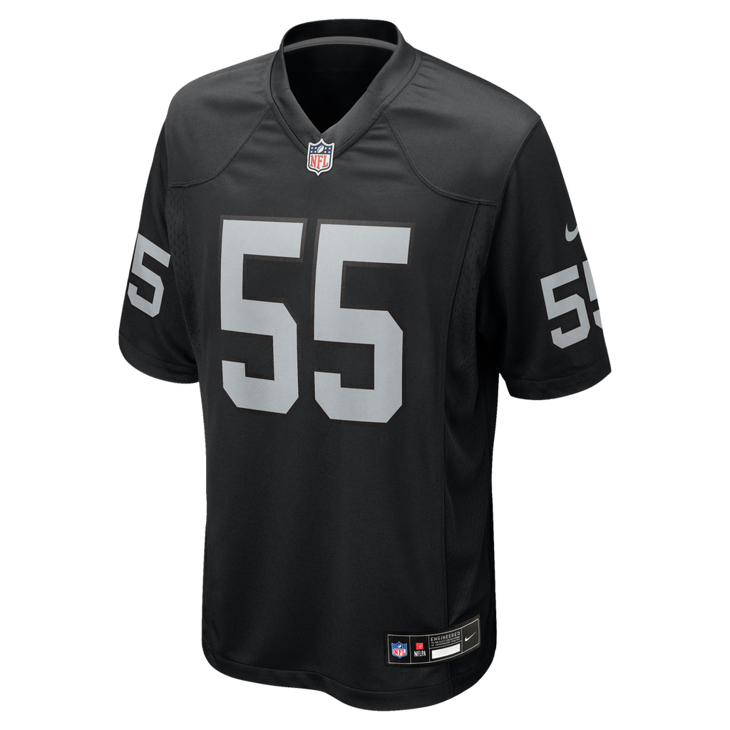 Cody Lindenberg Las Vegas Raiders Nike Team Game Jersey - Black