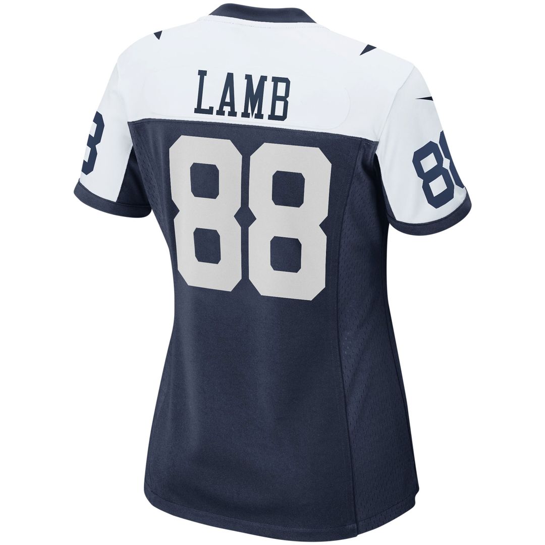 CeeDee Lamb Dallas Cowboys Nike Women's Alternate Game Team Official Jersey - Navy