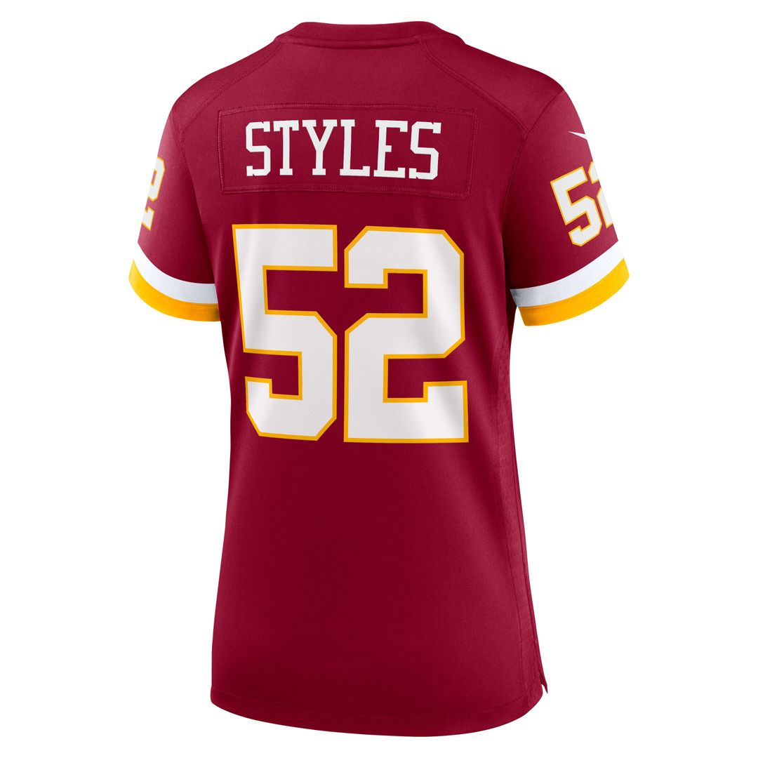 Sonny Styles Washington Commanders Nike Women's Game Official Jersey - Burgundy