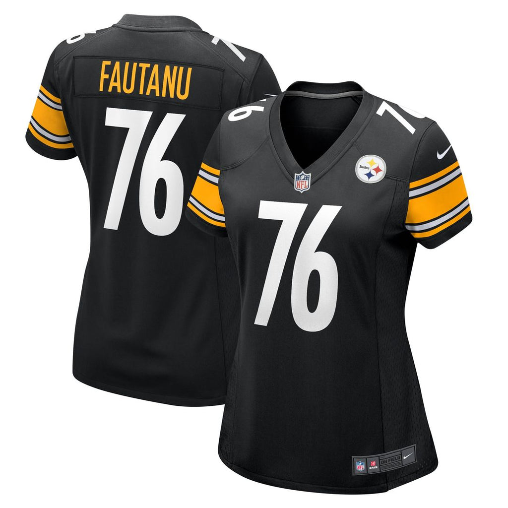 Troy Fautanu Pittsburgh Steelers Nike Women's  Game Official Jersey -  Black