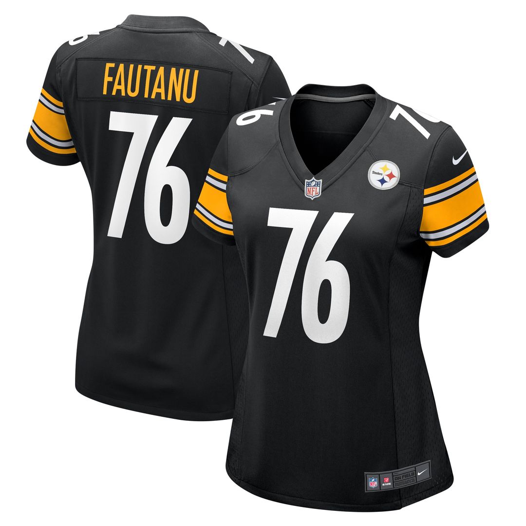 Troy Fautanu Pittsburgh Steelers Nike Women's  Game Official Jersey -  Black