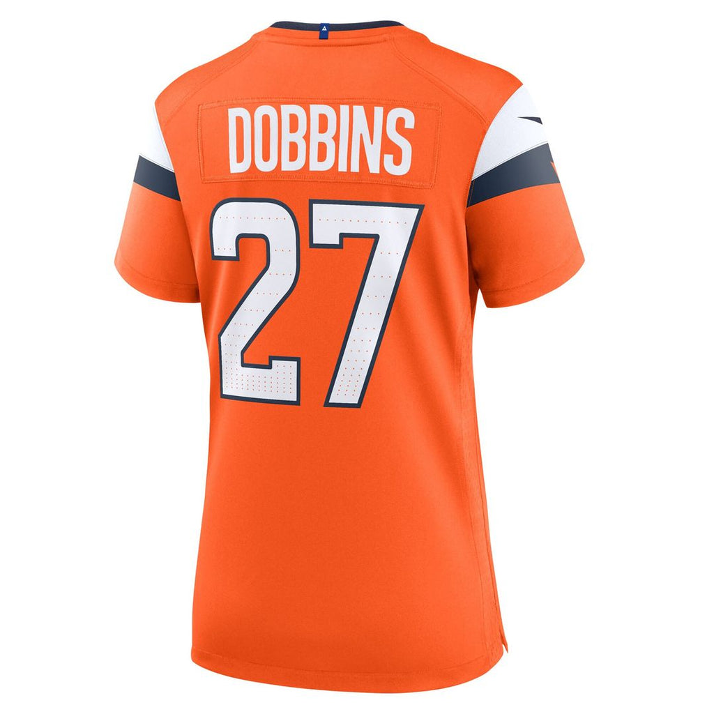 J.K. Dobbins Denver Broncos Nike Women's Team Game Official Jersey -  Orange