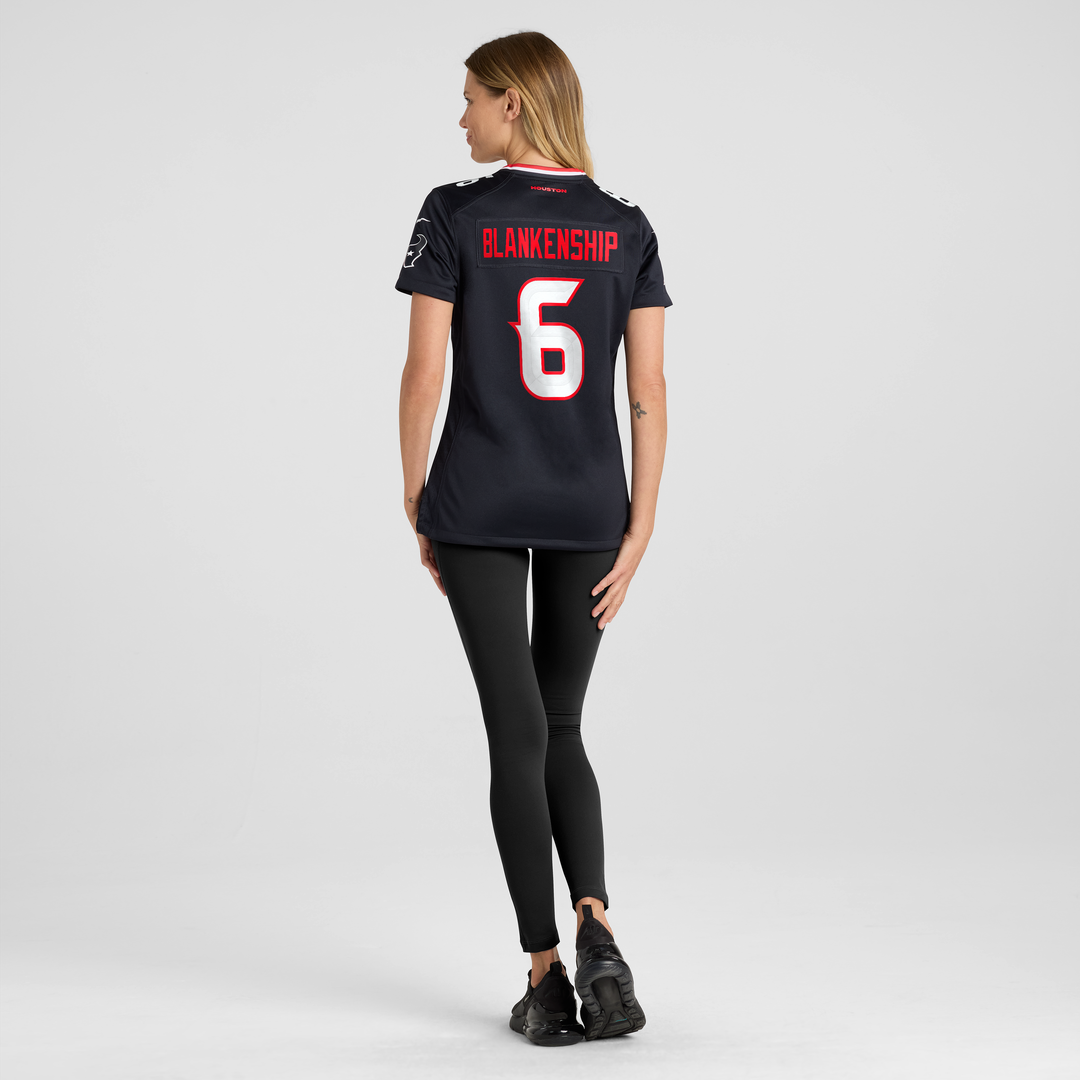Reed Blankenship Houston Texans Nike Women's Team Game Jersey - Navy