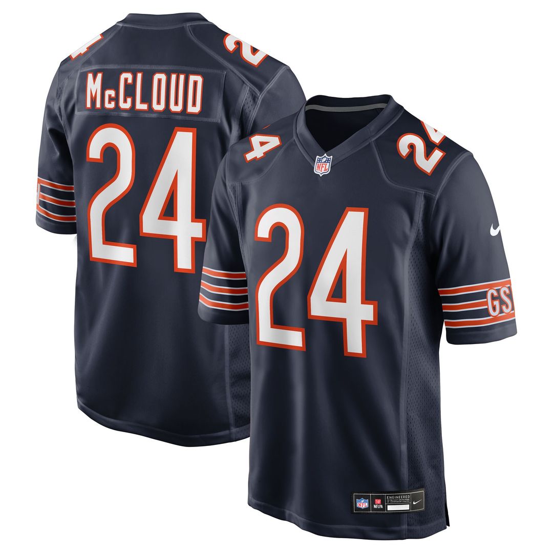 Nick McCloud Chicago Bears Nike Team Game Jersey - Navy
