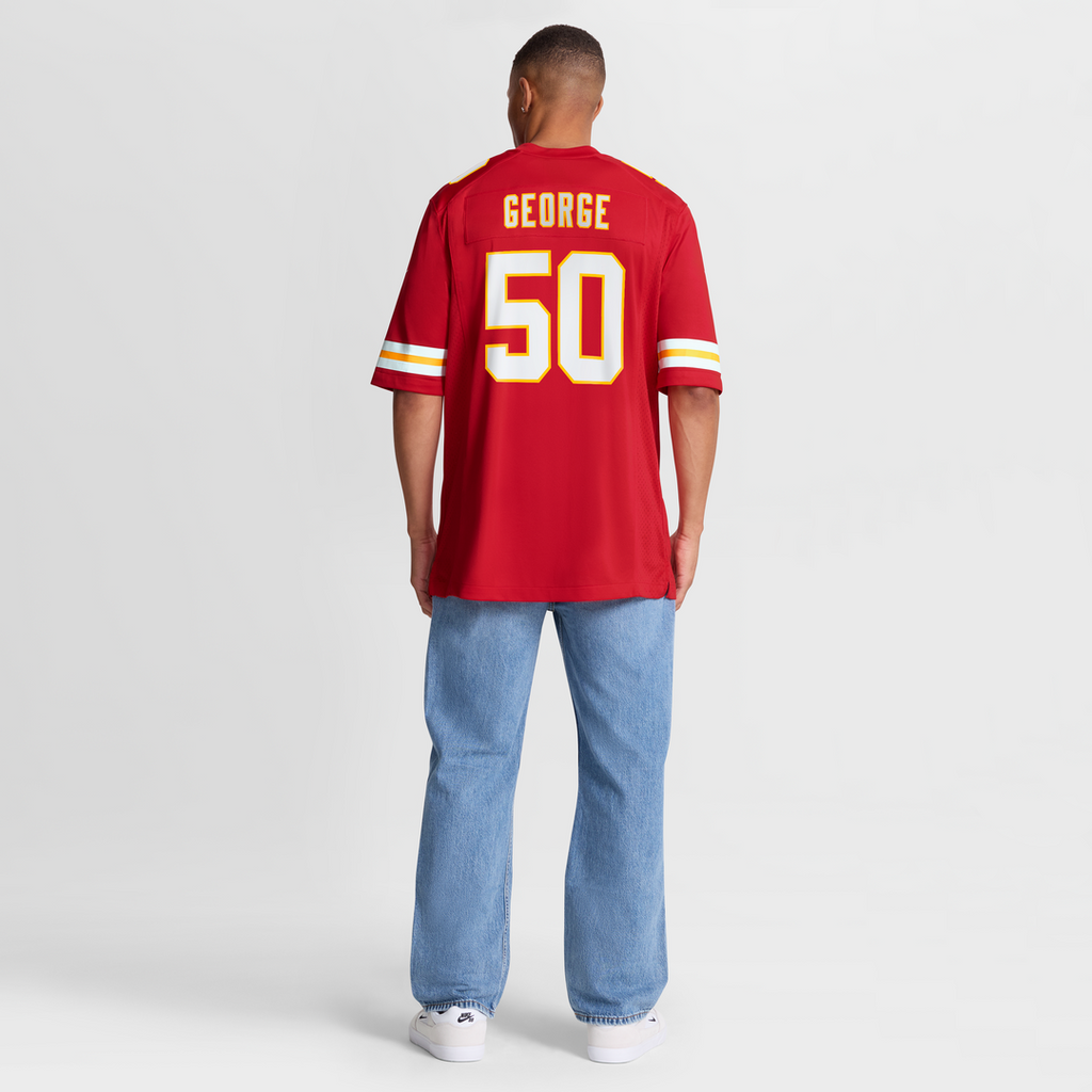Brandon George Kansas City Chiefs Nike Team Game Jersey - Red