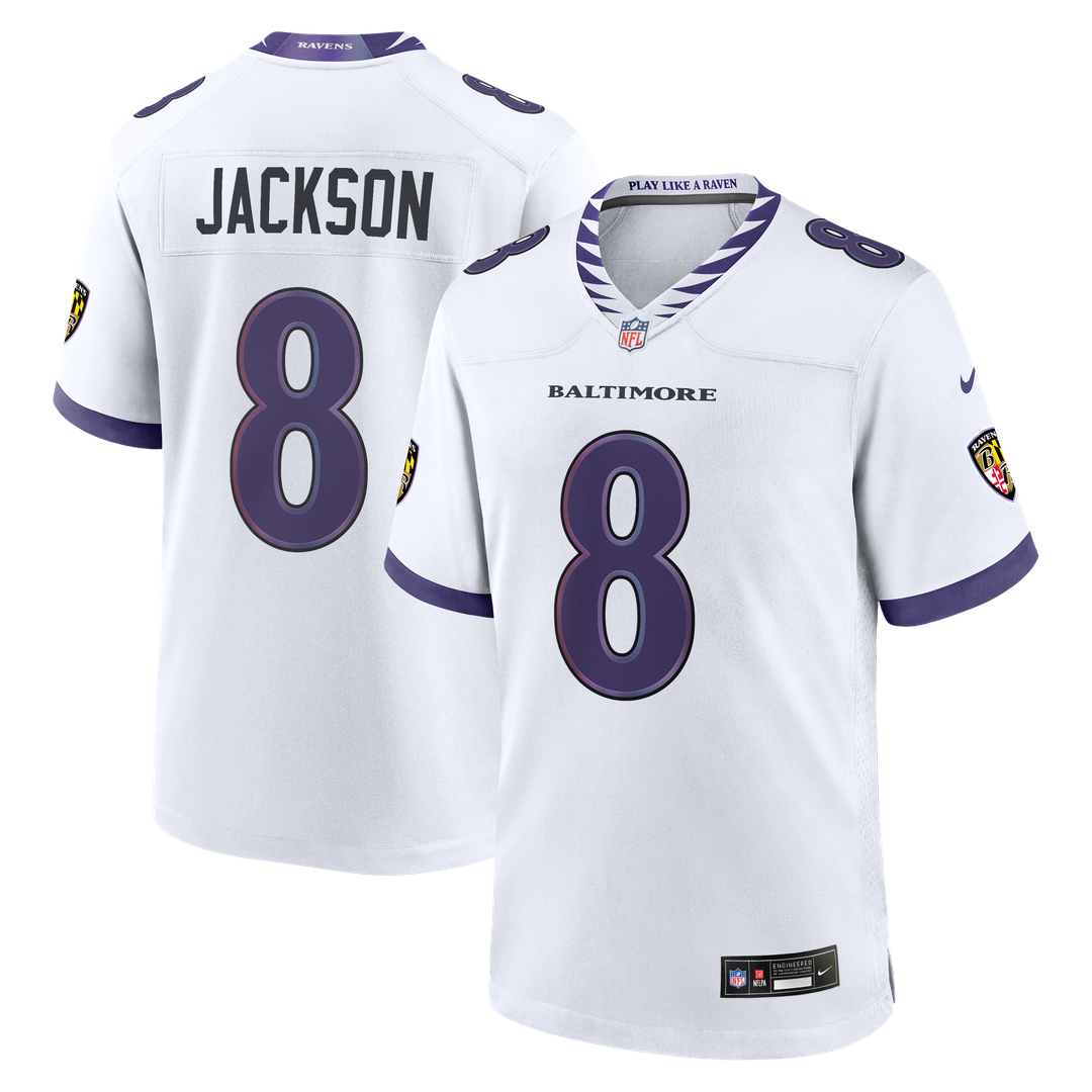 Lamar Jackson Baltimore Ravens Nike Alternate Game Official Jersey - Black