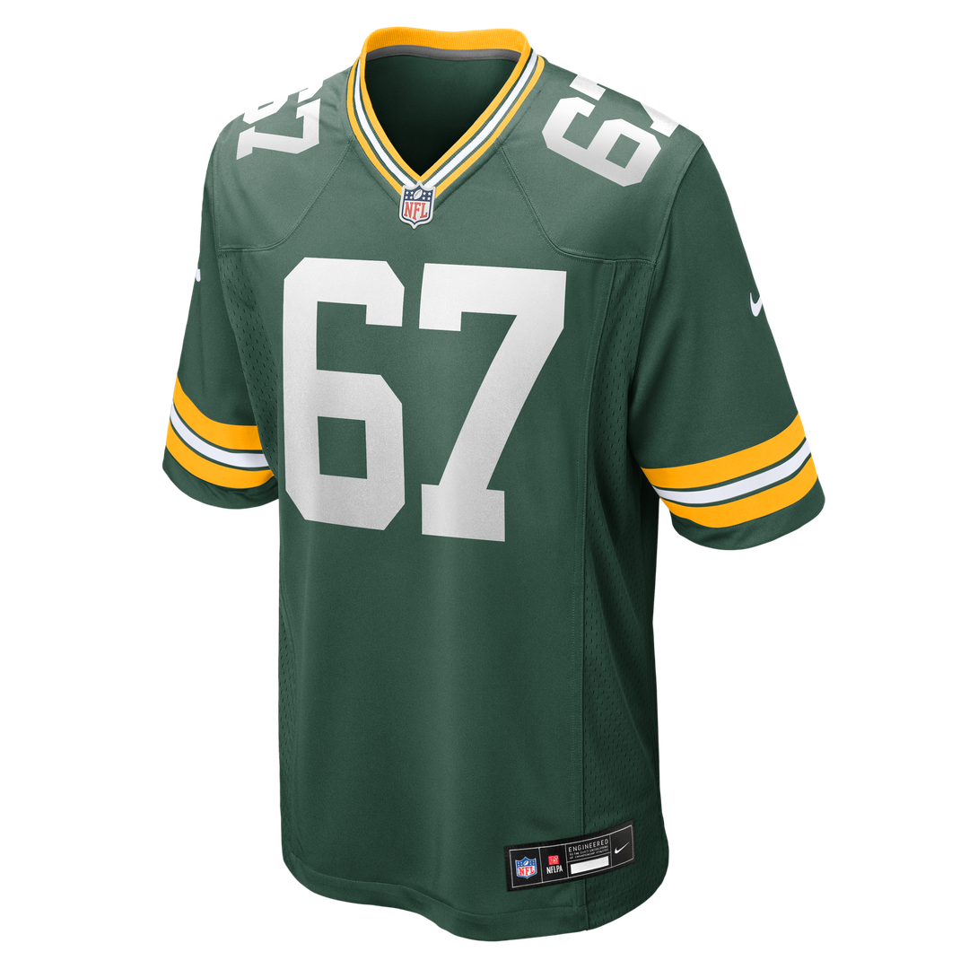 Donovan Jennings Green Bay Packers Nike Team Game Official Jersey -  Green