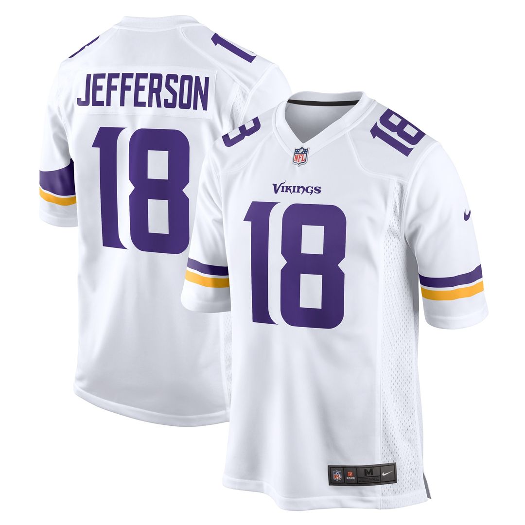 Justin Jefferson Minnesota Vikings Nike Player Game Jersey - Purple