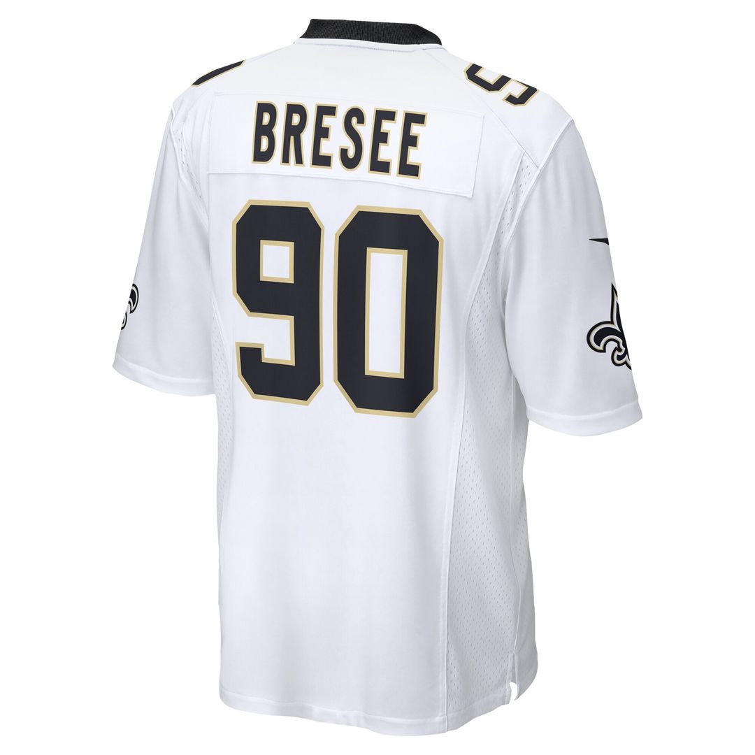 Bryan Bresee New Orleans Saints Nike  Game Official Jersey -  White