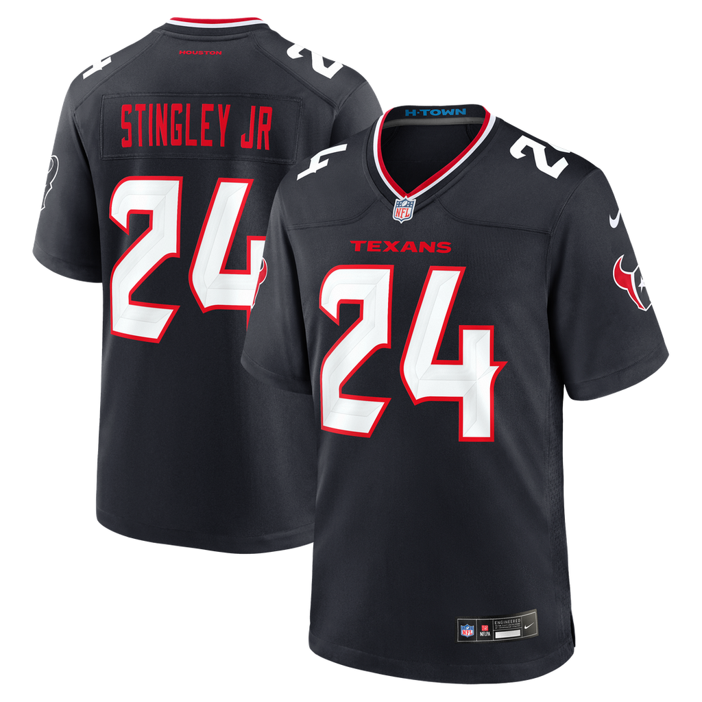 Derek Stingley Jr. Houston Texans Nike Game Official Jersey - Navy