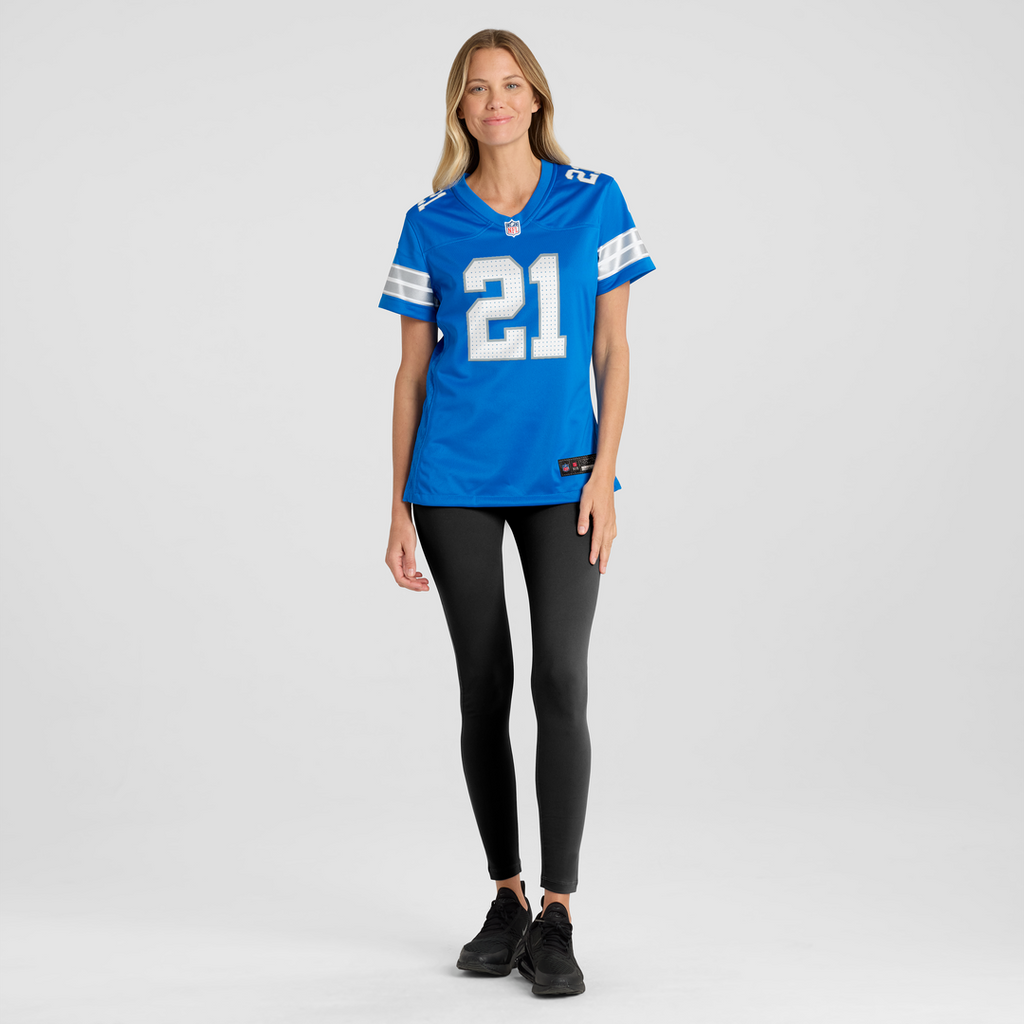 Roger McCreary Detroit Lions Nike Women's Team Game Jersey - Blue