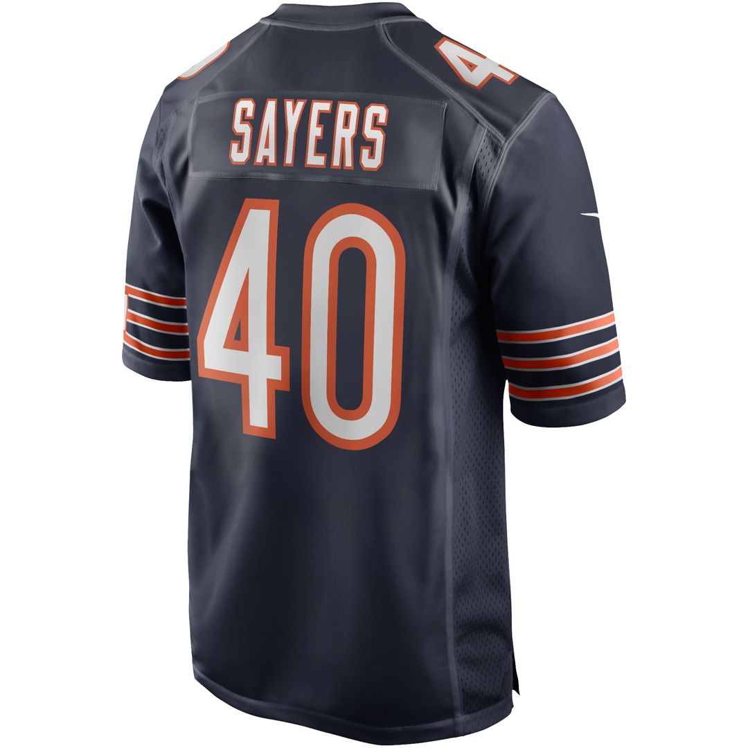 Gale Sayers Chicago Bears Nike Game Retired Player Official Jersey - Navy