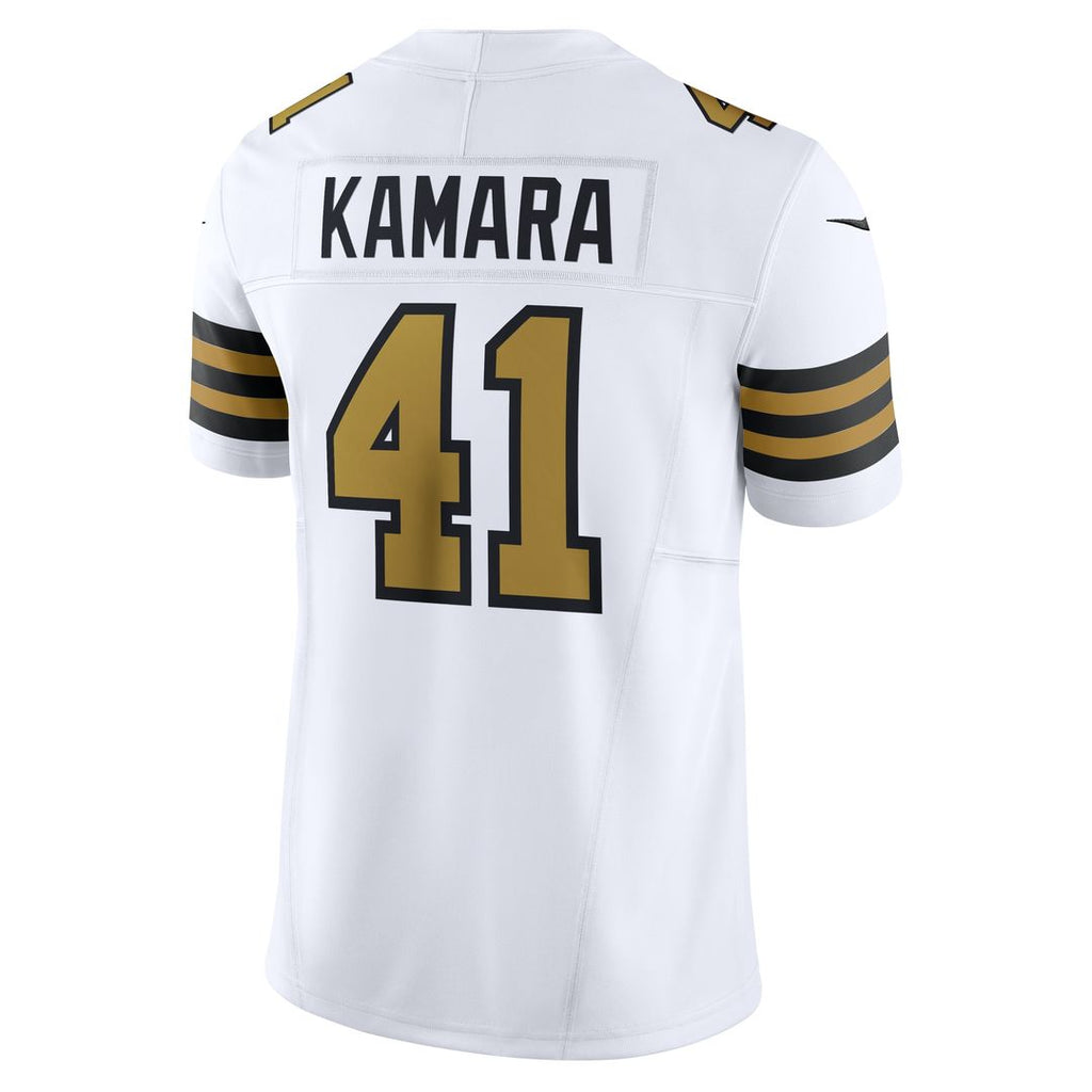 Alvin Kamara New Orleans Saints Nike Alternate Vapor F.U.S.E. Limited Official Jersey - White