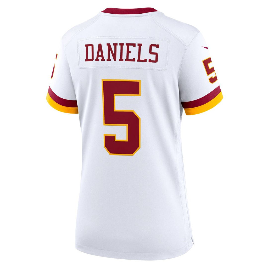 Jayden Daniels Washington Commanders Nike Women's Game Super Bowl Era Official Jersey - White