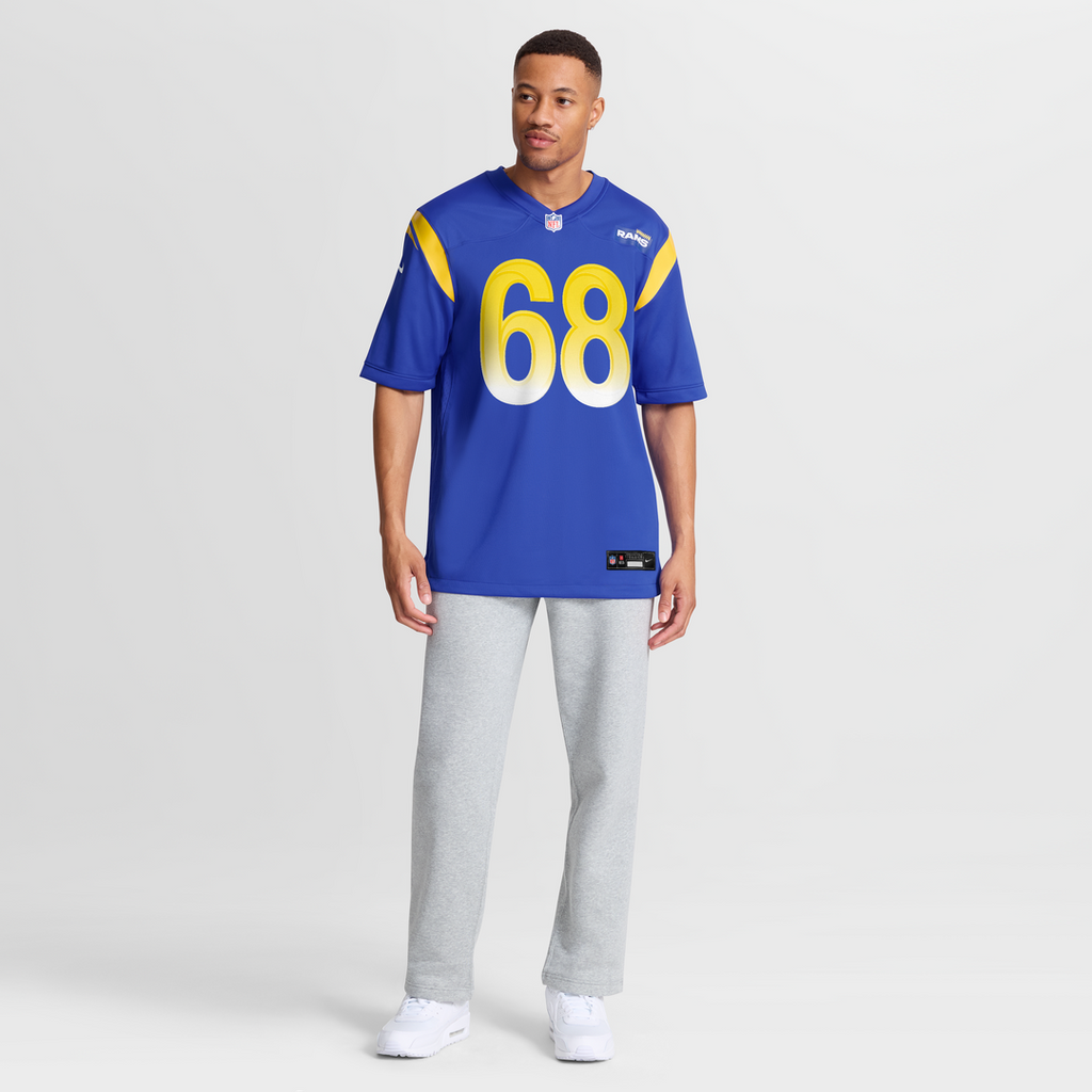 David Quessenberry Los Angeles Rams Nike Team Game Official Jersey -  Royal