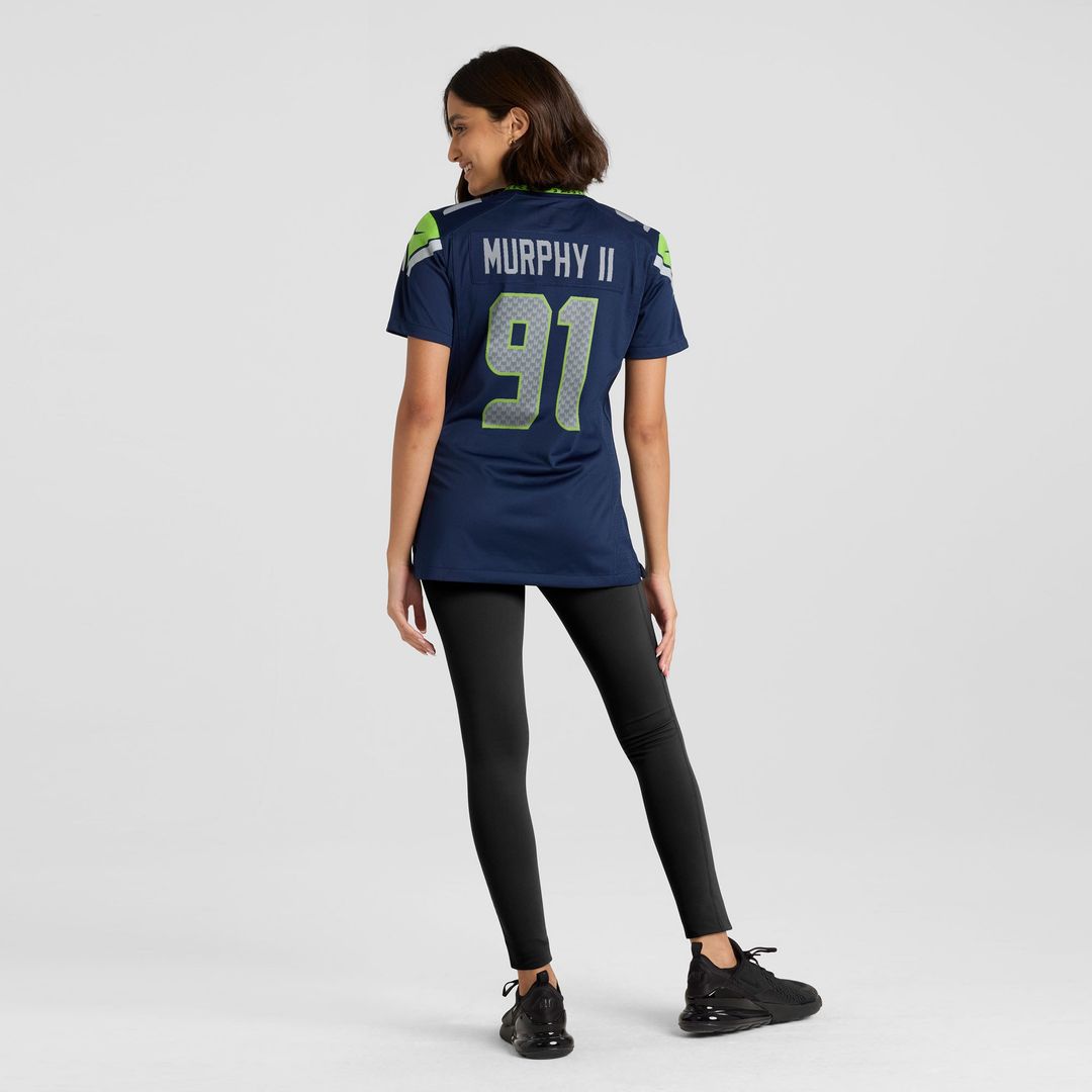 Byron Murphy II Seattle Seahawks Nike Women's Team Game Jersey - College Navy