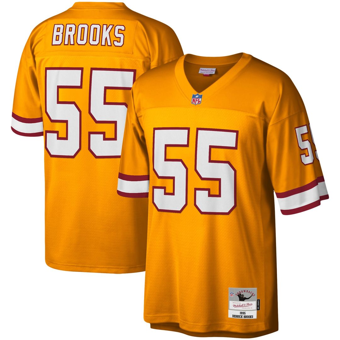 Derrick Brooks Tampa Bay Buccaneers Mitchell & Ness Youth 1995 Retired Player Legacy Official Jersey - Orange