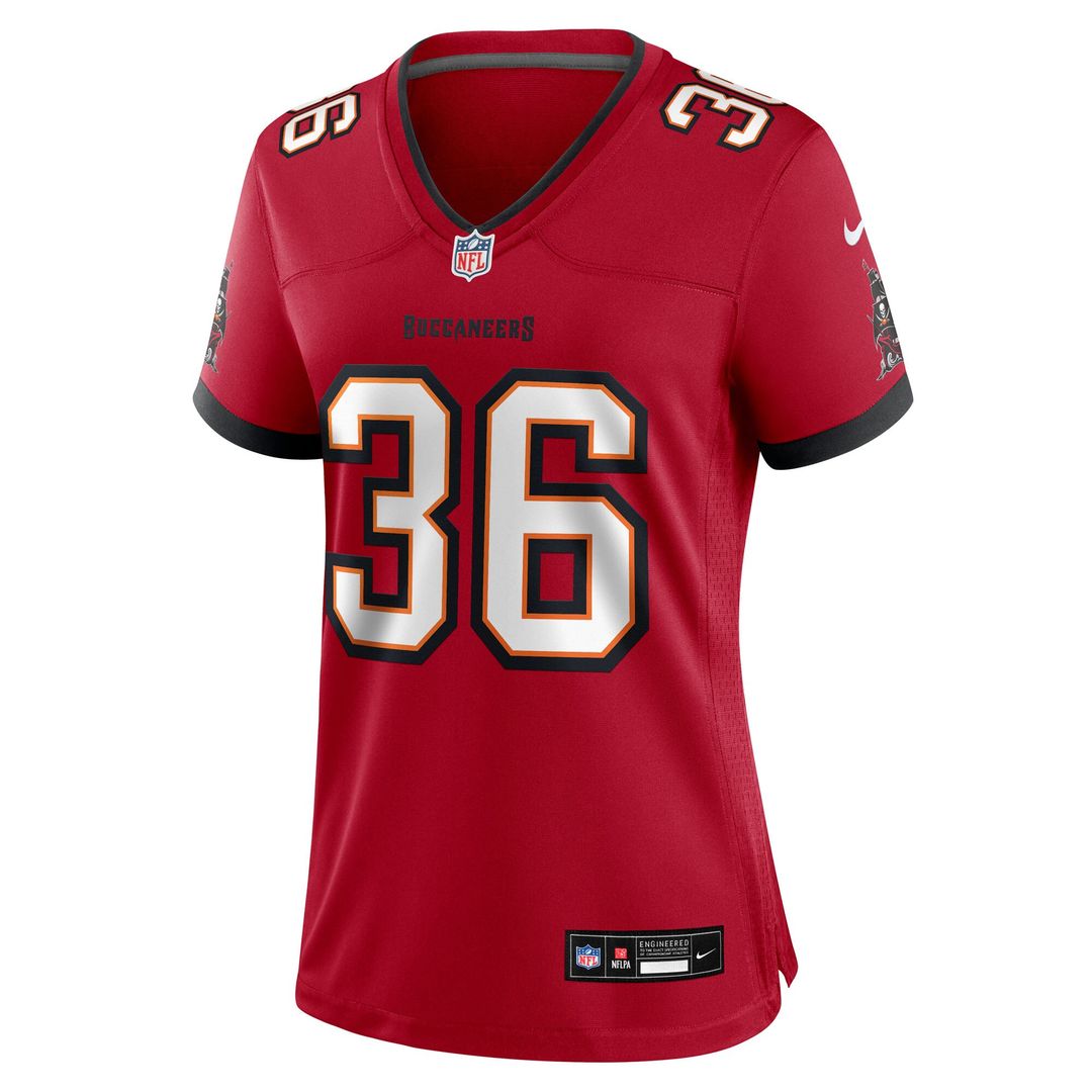 JJ Roberts Tampa Bay Buccaneers Nike Women's Team Game Official Jersey -  Red