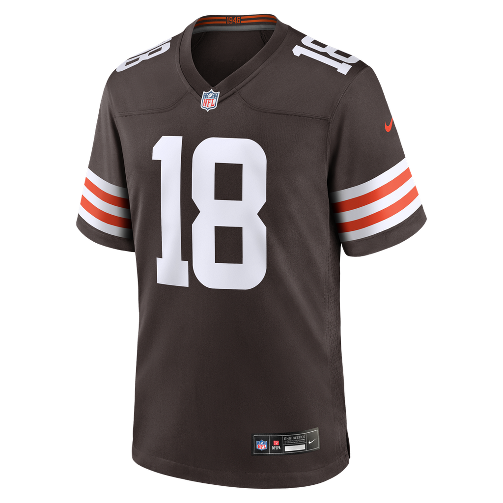 David Bell Cleveland Browns Nike Game Official Jersey - Brown