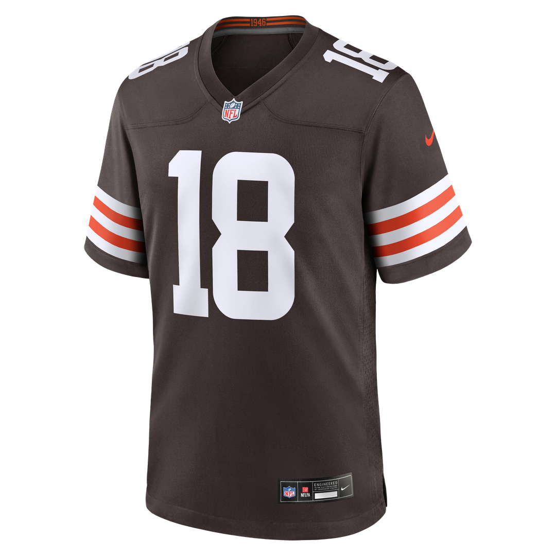 David Bell Cleveland Browns Nike Game Official Jersey - Brown