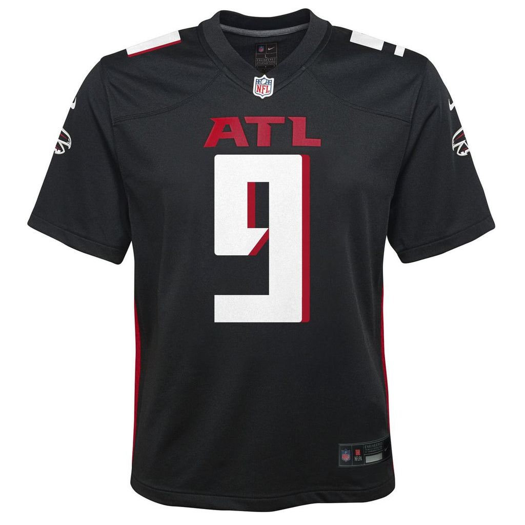 Michael Penix Jr. Atlanta Falcons Nike Youth Team Game Official Jersey - Black